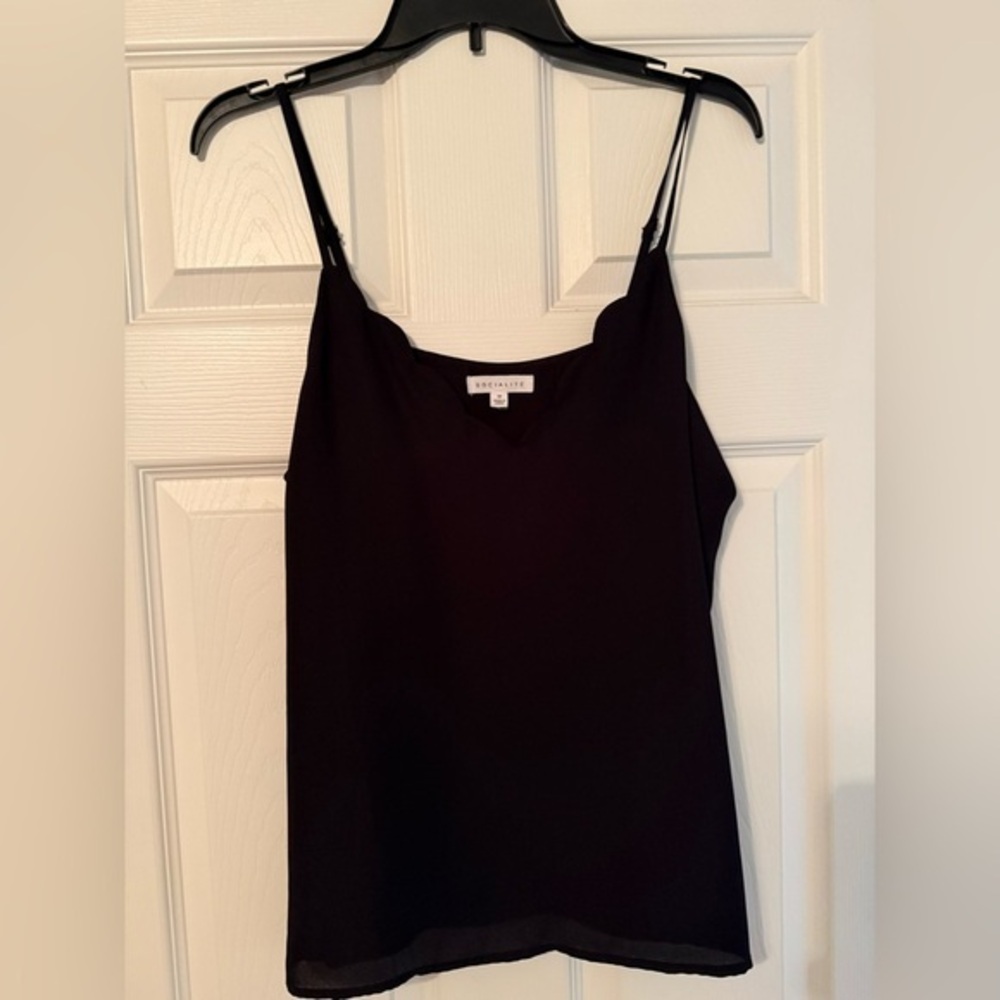 Socialite Black Camisole Top